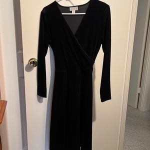 Black Velvet Talbots Dress